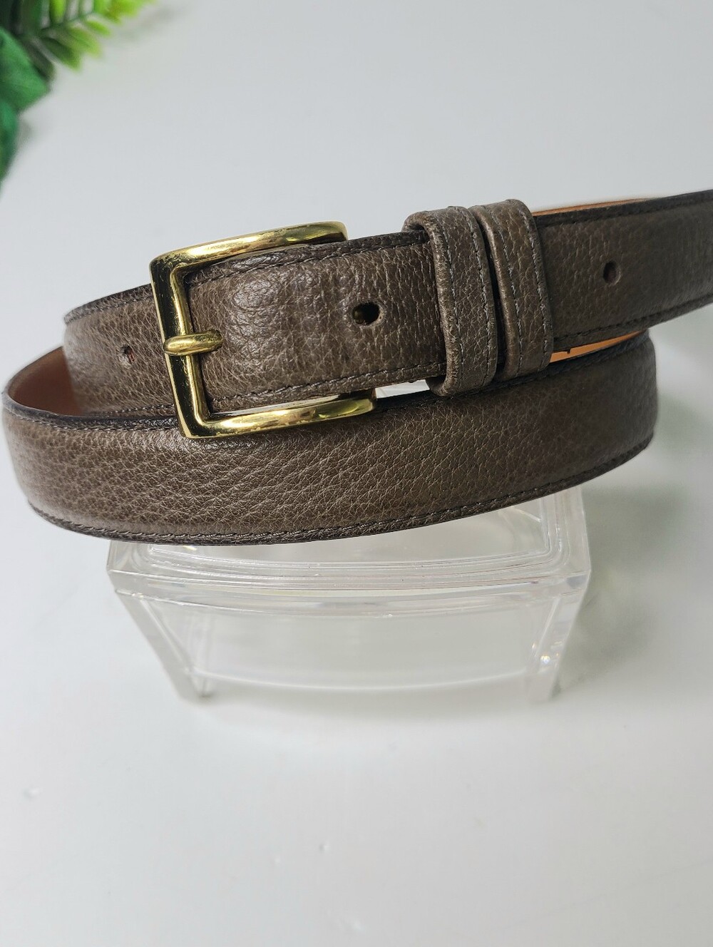 Coach Genuine Naturally Shrunken Pigskin Made in New York City Vintage Belt